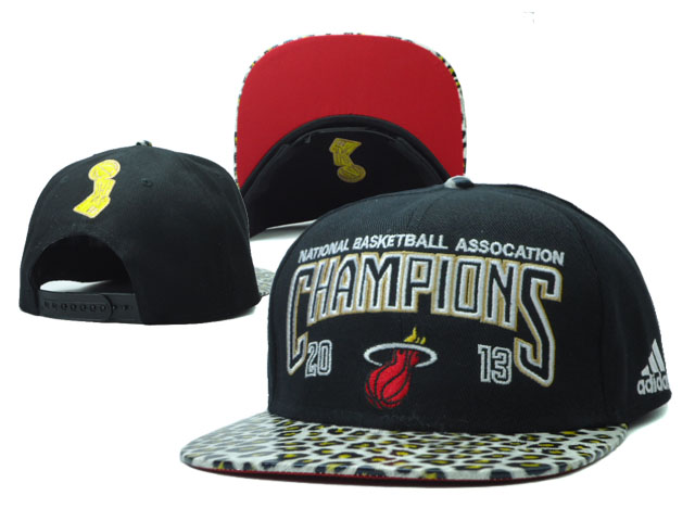 Miami Heat 2013 NBA Finals Champions Snapback Hat #06